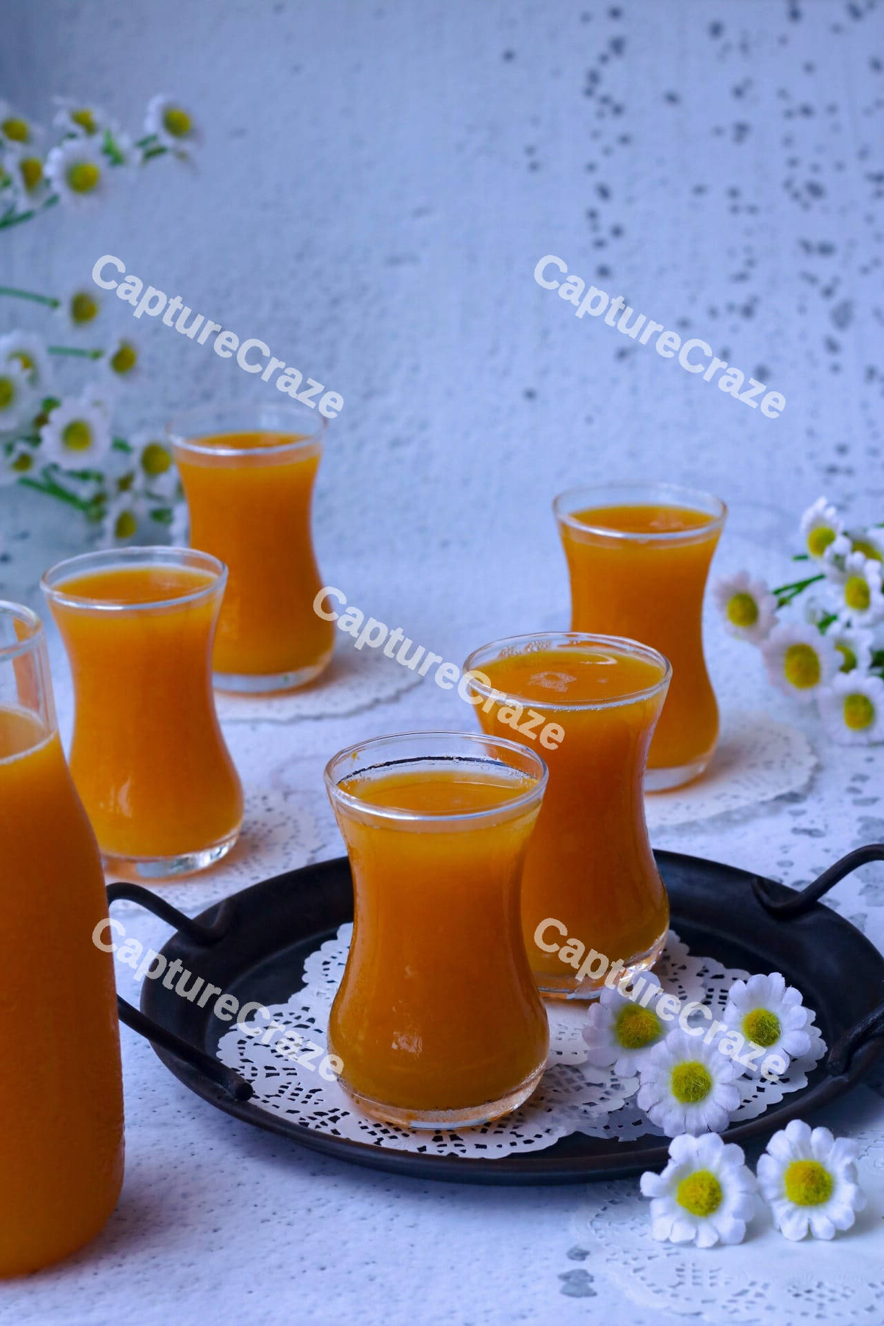 Glasses of orange Juice